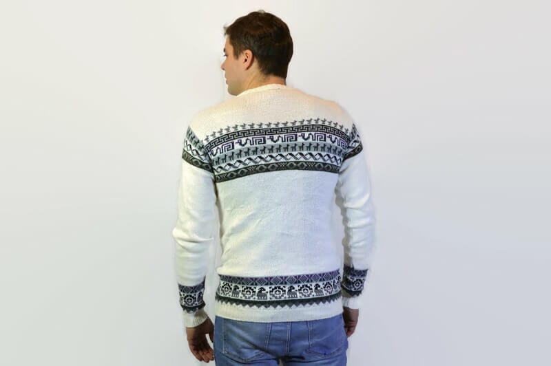 Alpaka Sweater weiß Alpaka Sweater weiß