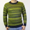 Peruanischer Wollpullover grün