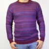 Peruanischer Wollpullover violett