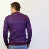 Peruanischer Wollpullover violett