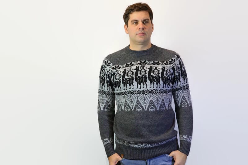 Alpaka Pullover Traditionell Variante 1