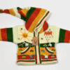 Kinderstrickjacke Schneemann Gr. 74-80 Variante 1