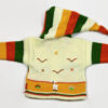 Kinderstrickjacke Schneemann Gr. 74-80 Variante 1