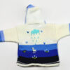 Kinderstrickjacke Schneemann Gr. 74-80 Variante 2