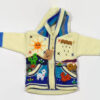 Kinderstrickjacke Schneemann Gr. 86-92 Variante 2