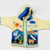 Kinderstrickjacke Schneemann Gr. 86-92 Variante 3