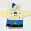 Kinderstrickjacke Schneemann Gr. 86-92 Variante 3