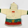 Kinderstrickjacke Schneemann Gr. 86-92 Variante 4