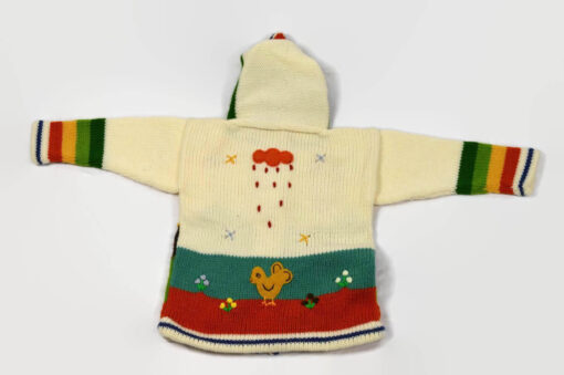 Kinderstrickjacke Schneemann Gr. 86-92 Variante 4