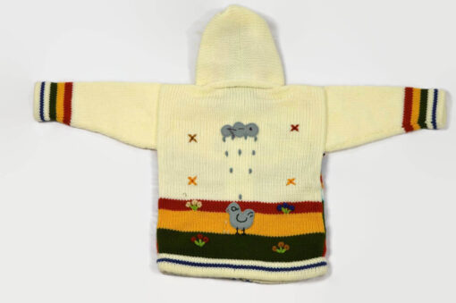 Kinderstrickjacke Schneemann Gr. 86-92 Variante 5