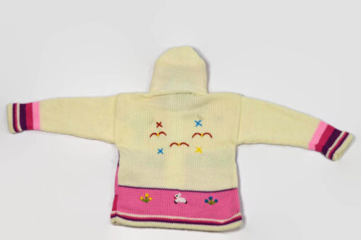 Kinderstrickjacke Schneemann Gr. 98-104 Variante 1