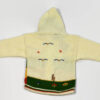 Kinderstrickjacke Schneemann Gr. 98-104 Variante 2