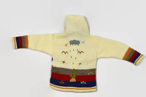 Kinderstrickjacke Schneemann Gr. 98-104 Variante 3