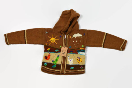 Kinderstrickjacke Brauner Bär Gr 86-92 Variante 1