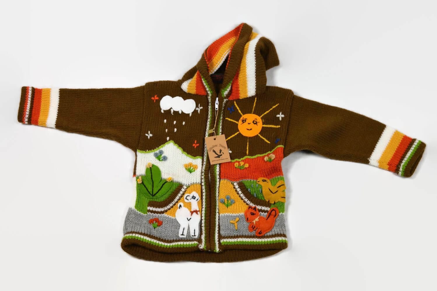 Kinderstrickjacke Brauner Bär Gr 86-92 Variante 2 Kinderstrickjacke Brauner Bär Gr 86-92 Variante 2