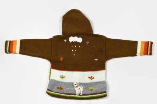 Kinderstrickjacke Brauner Bär Gr 86-92 Variante 2