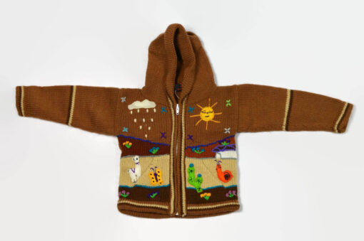 Kinderstrickjacke Brauner Bär Gr 98-104 Variante 1