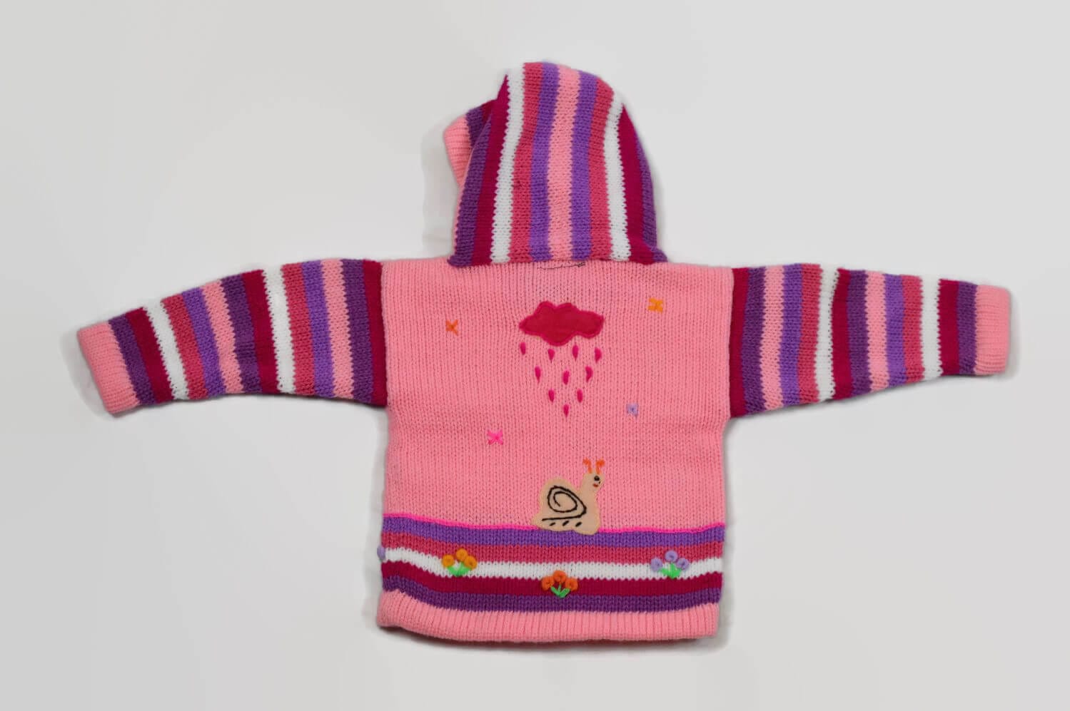 Kinderstrickjacke Rosa Traum Gr. 74-80 Variante 1 Kinderstrickjacke Rosa Traum Gr. 74-80 Variante 1
