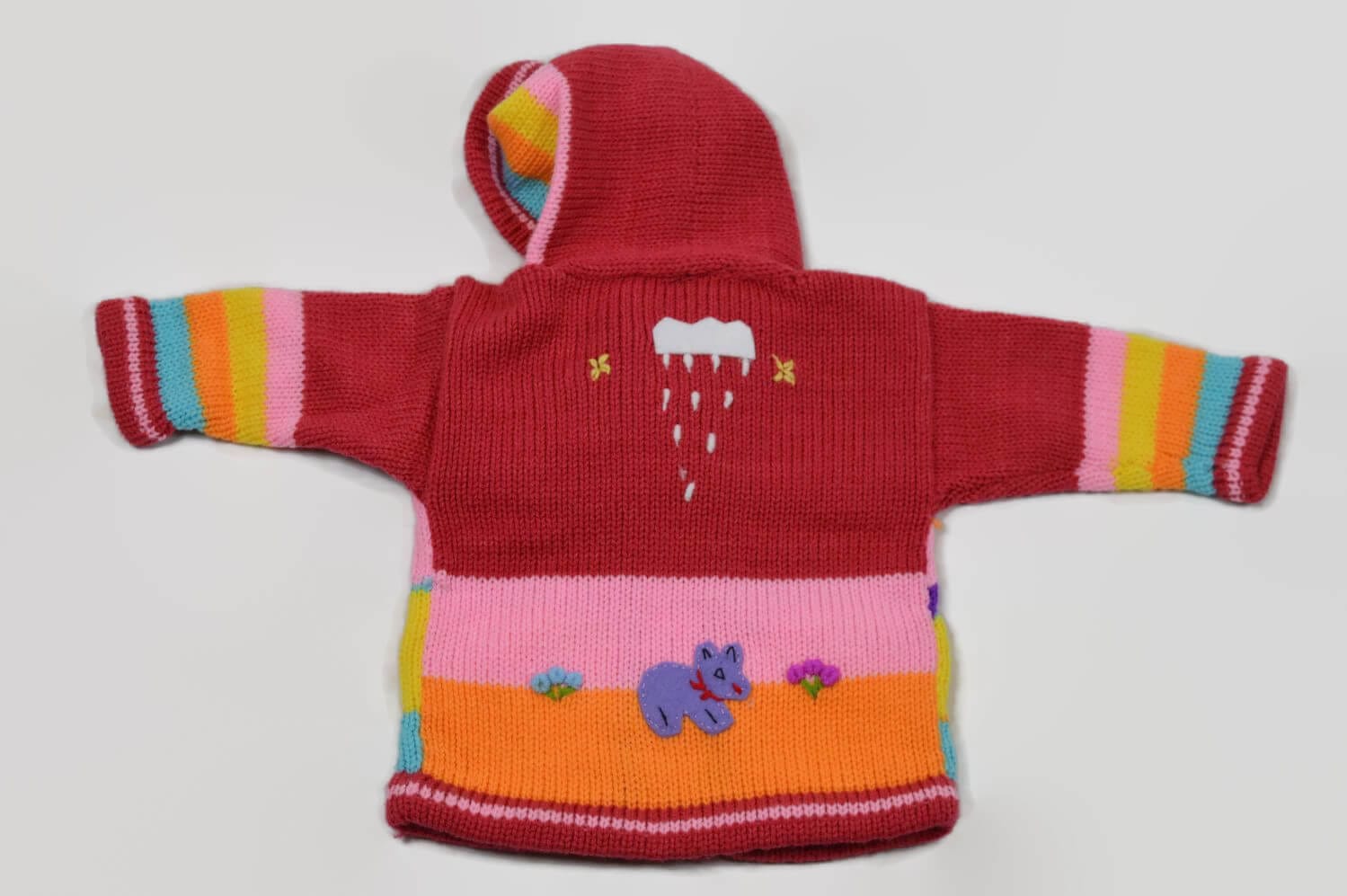 Kinderstrickjacke Rosa Traum Gr. 74-80 Variante 2 Kinderstrickjacke Rosa Traum Gr. 74-80 Variante 2