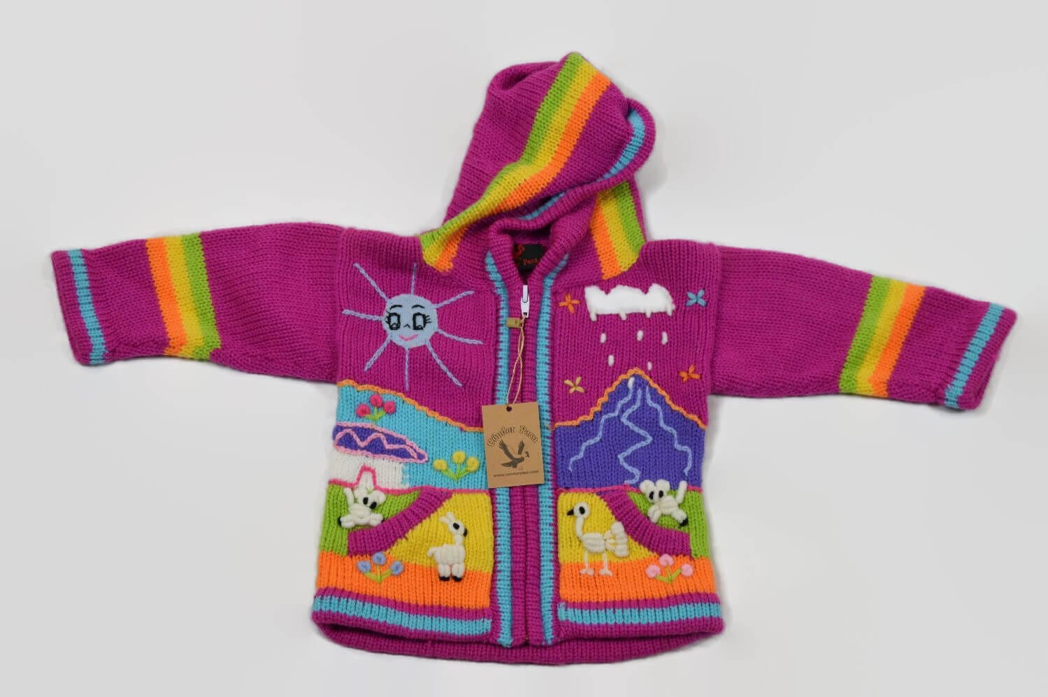 Kinderstrickjacke Rosa Traum Gr. 74-80 Variante 3 Kinderstrickjacke Rosa Traum Gr. 74-80 Variante 3
