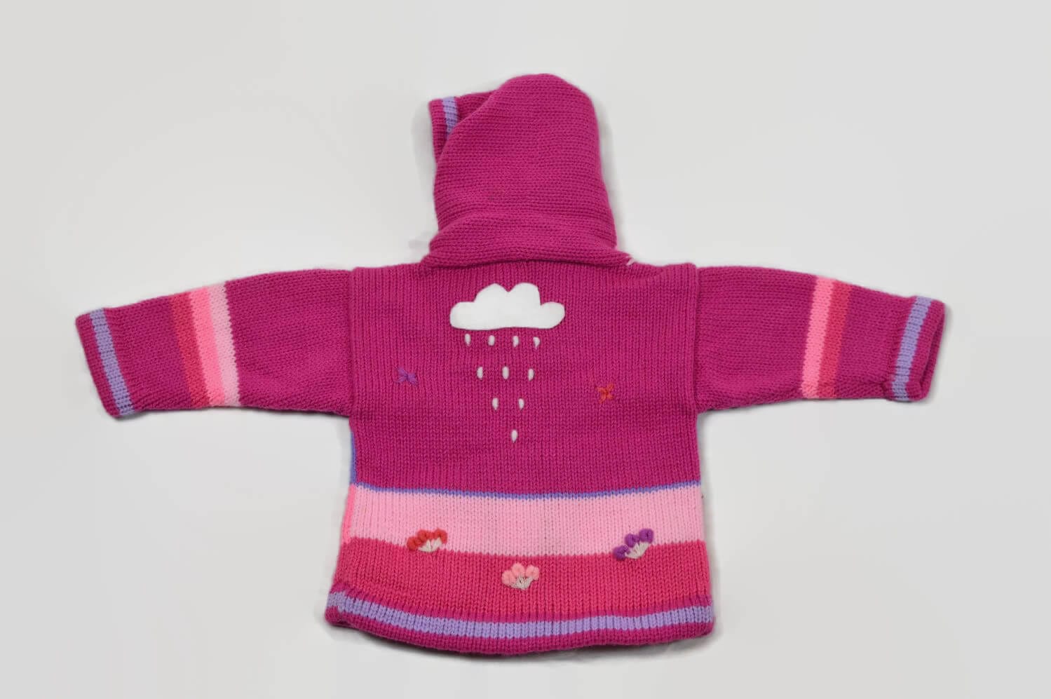 Kinderstrickjacke Rosa Traum Gr. 74-80 Variante 4 Kinderstrickjacke Rosa Traum Gr. 74-80 Variante 4