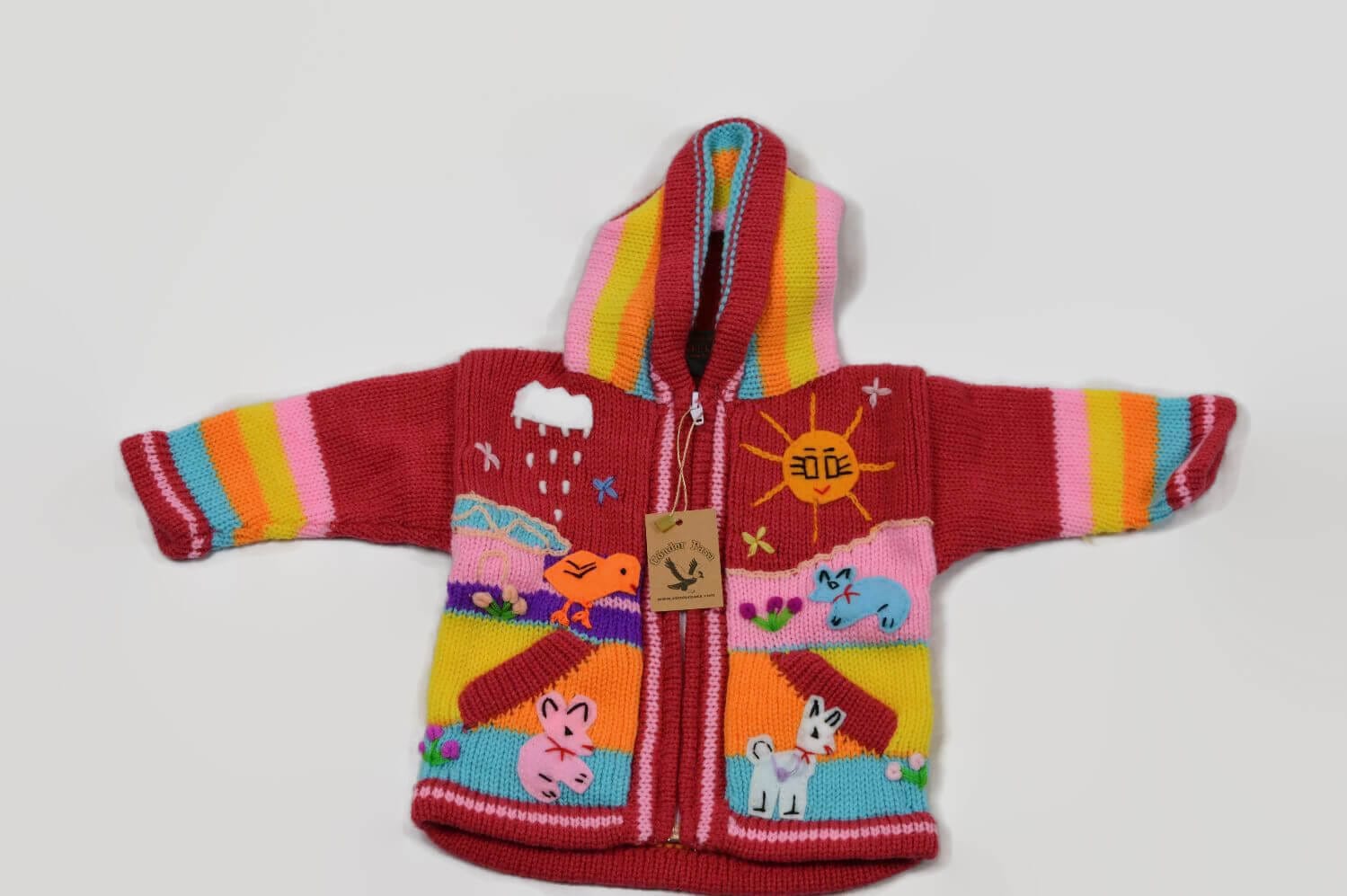 Kinderstrickjacke Rosa Traum Gr. 74-80 Variante 5 Kinderstrickjacke Rosa Traum Gr. 74-80 Variante 5
