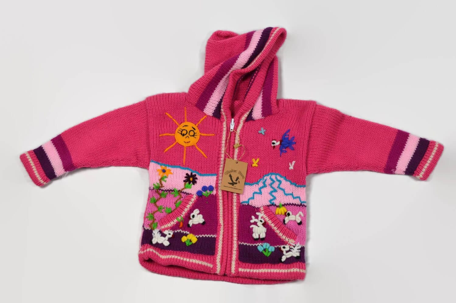 Kinderstrickjacke Rosa Traum Gr. 86-92 Variante 3 Kinderstrickjacke Rosa Traum Gr. 86-92 Variante 3