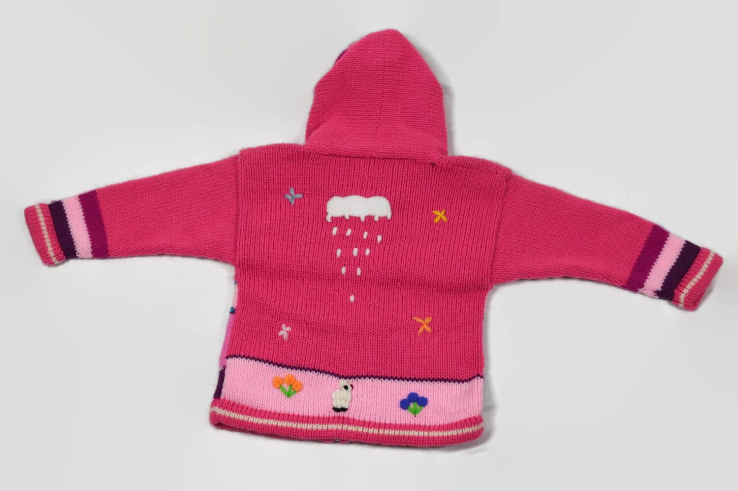 Kinderstrickjacke Rosa Traum Gr. 86-92 Variante 4 Kinderstrickjacke Rosa Traum Gr. 86-92 Variante 4