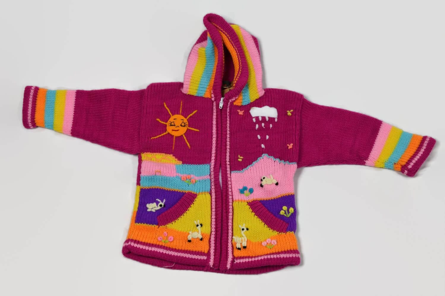 Kinderstrickjacke Rosa Traum Gr. 98-104 Variante 1 Kinderstrickjacke Rosa Traum Gr. 98-104 Variante 1
