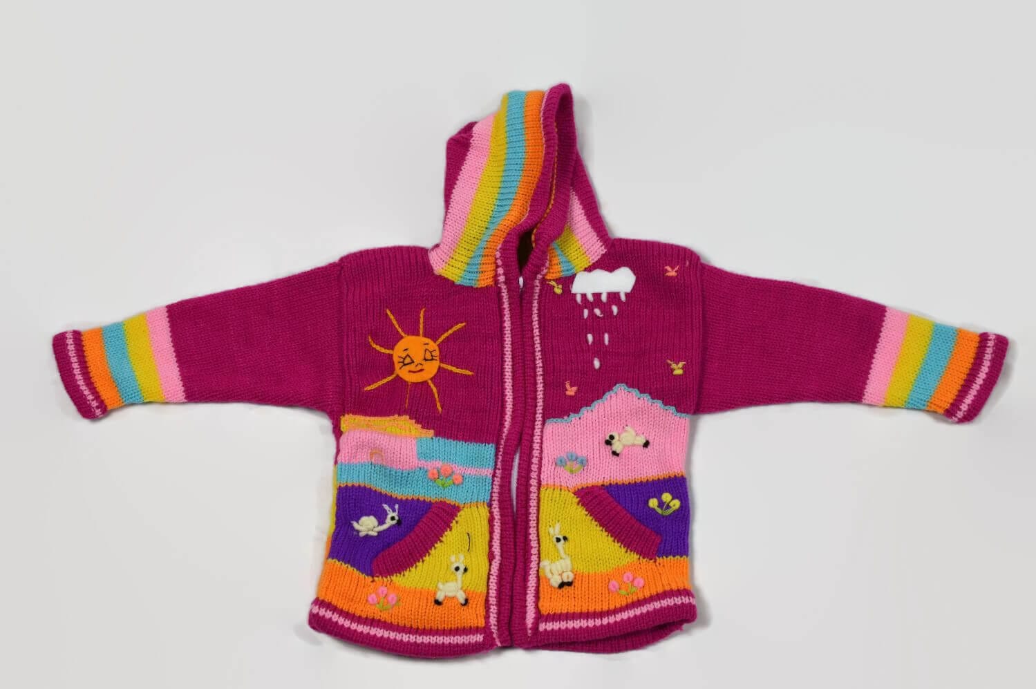 Kinderstrickjacke Rosa Traum Gr. 98-104 Variante 2 Kinderstrickjacke Rosa Traum Gr. 98-104 Variante 2