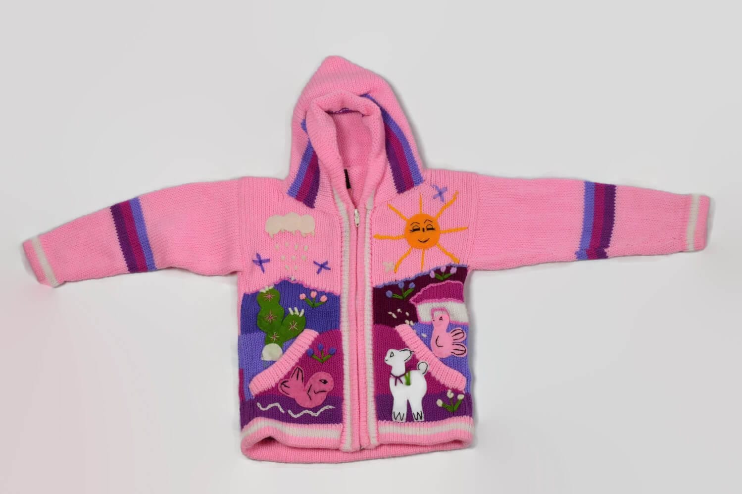 Kinderstrickjacke Rosa Traum Gr. 98-104 Variante 3 Kinderstrickjacke Rosa Traum Gr. 98-104 Variante 3