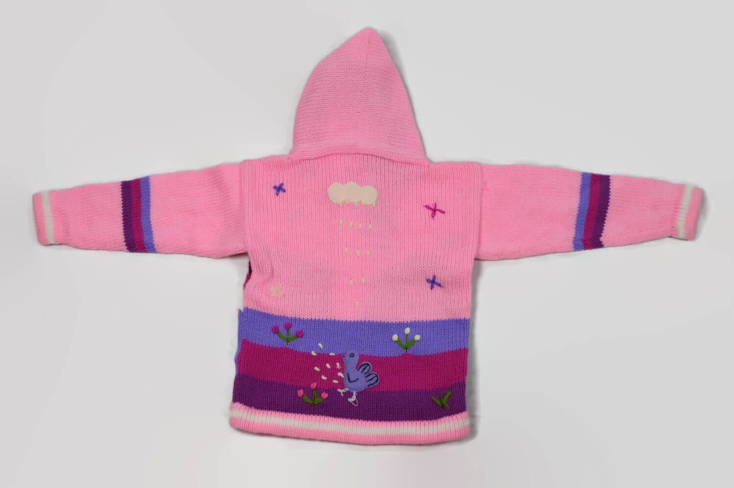 Kinderstrickjacke Rosa Traum Gr. 98-104 Variante 3 Kinderstrickjacke Rosa Traum Gr. 98-104 Variante 3