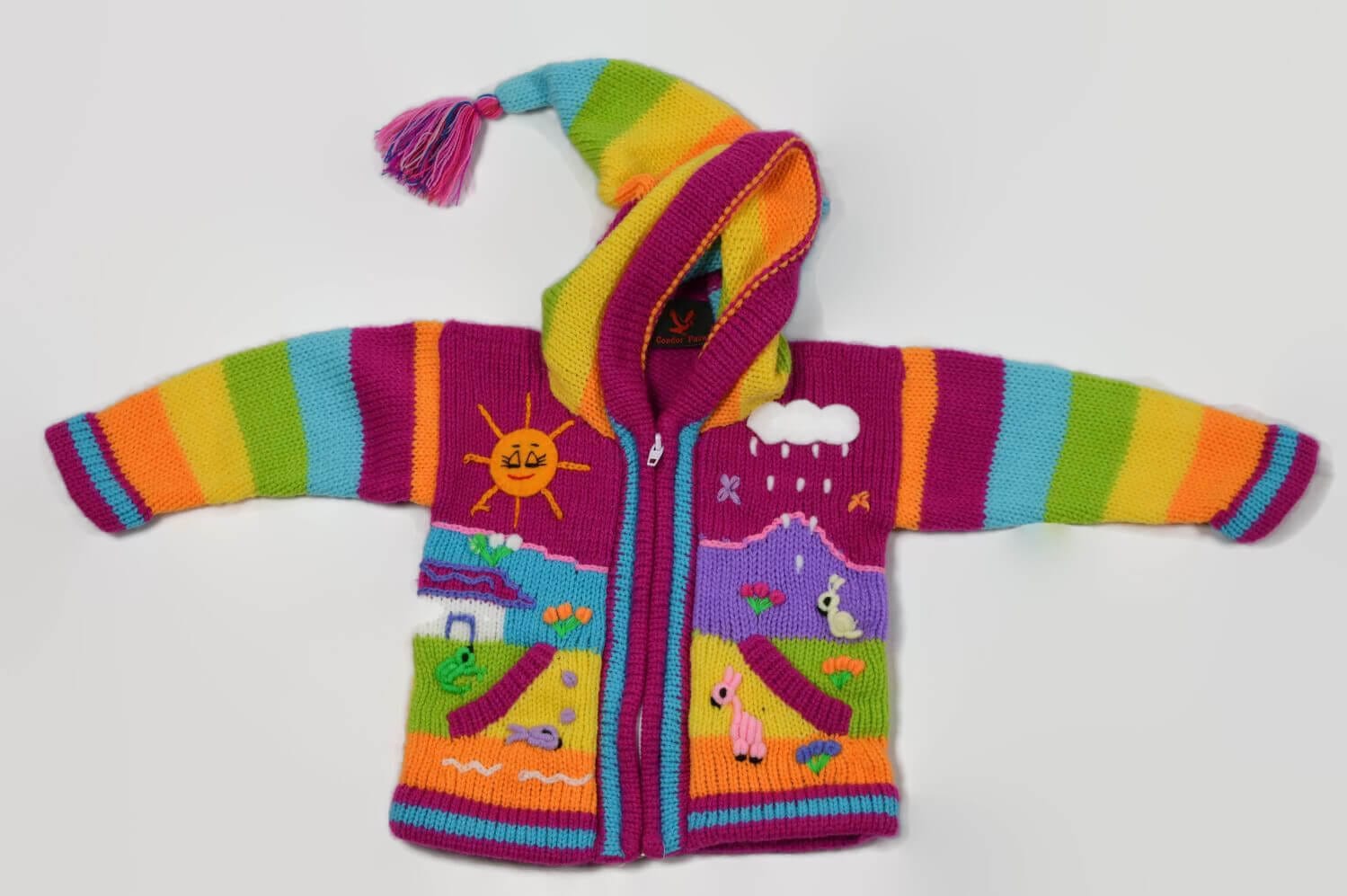 Kinderstrickjacke Rosa Traum Gr. 98-104 Variante 4 Kinderstrickjacke Rosa Traum Gr. 98-104 Variante 4