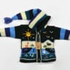Kinderstrickjacke Blaue Eiswelt Gr. 74-80 Variante 2 Kinderstrickjacke Blaue Eiswelt Gr. 74-80 Variante 2