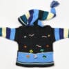 Kinderstrickjacke Blaue Eiswelt Gr. 74-80 Variante 3 Kinderstrickjacke Blaue Eiswelt Gr. 74-80 Variante 3