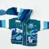 Kinderstrickjacke Blaue Eiswelt Gr. 74-80 Variante 7 Kinderstrickjacke Blaue Eiswelt Gr. 74-80 Variante 7