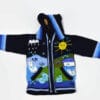 Kinderstrickjacke Blaue Eiswelt Gr. 86-92 Variante 1 Kinderstrickjacke Blaue Eiswelt Gr. 86-92 Variante 1