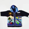 Kinderstrickjacke Blaue Eiswelt Gr. 86-92 Variante 2 Kinderstrickjacke Blaue Eiswelt Gr. 86-92 Variante 2