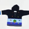 Kinderstrickjacke Blaue Eiswelt Gr. 86-92 Variante 2 Kinderstrickjacke Blaue Eiswelt Gr. 86-92 Variante 2