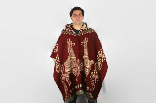 Wendeponcho Poncho Lama