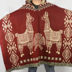 Wendeponcho Poncho Lama