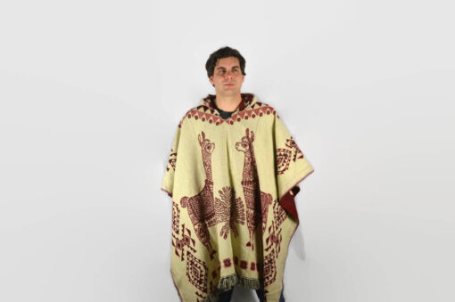 Wendeponcho Poncho Lama