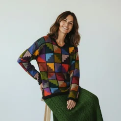 Damen Alpaka Pullover Lucero Elegant aus 100% Babyalpakawolle