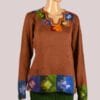 Alpaka Pullover für Damen Collos braun M