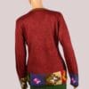 Alpaka Pullover für Damen Collos weinrot L