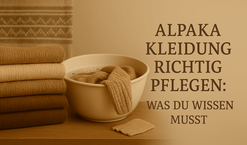 Alpaka-Kleidung richtig pflegen Was du wissen musst