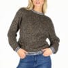Damenpullover aus Alpaka Inka braun