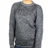 Damenpullover aus Alpaka Inka grau