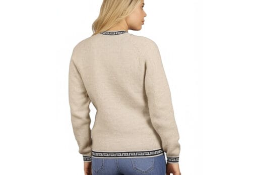 Damenpullover aus Alpaka Inka beige