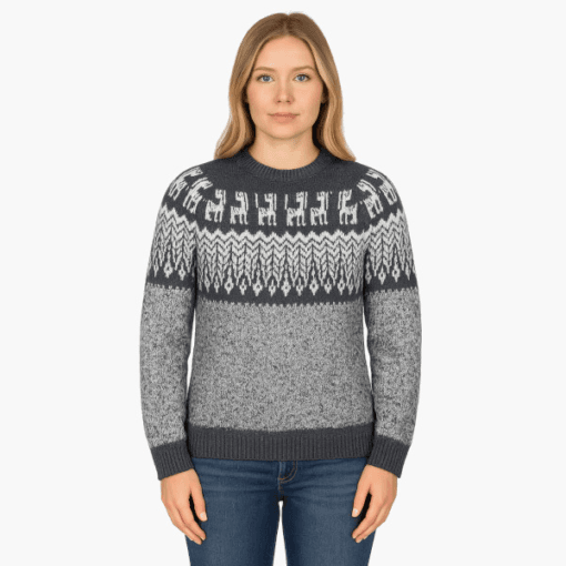 Alpaka Pullover Andina grau